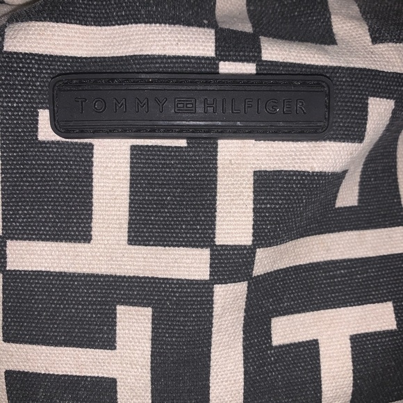 Tommy Hilfiger Bags Tommy Hilfiger Black And White Backpack Poshmark